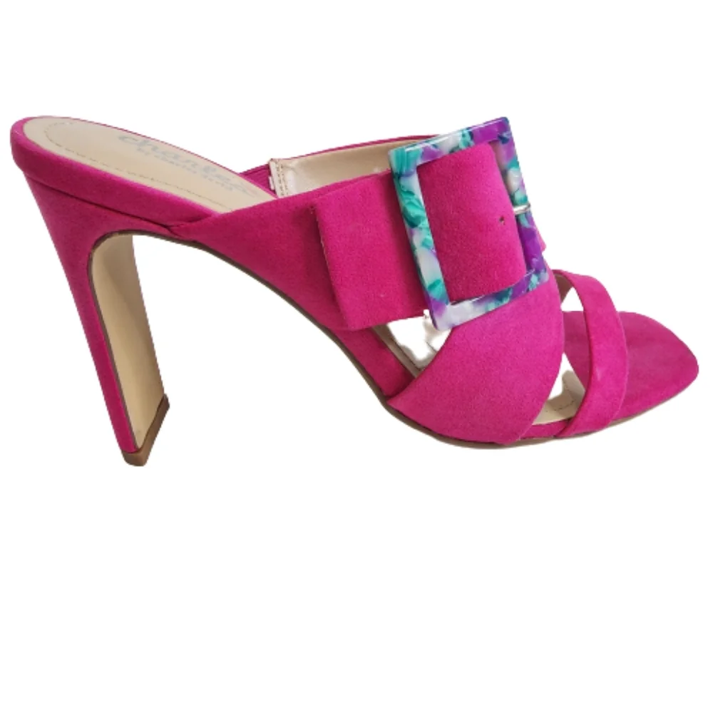 Charles by Charles David Gleam Slide Sandal Size 7.5 Magenta
